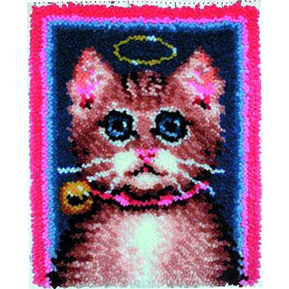 Rug Making Latch Hooking Kit | Innocent Coco (52x38cm printed canvas) - Picture 1 of 7